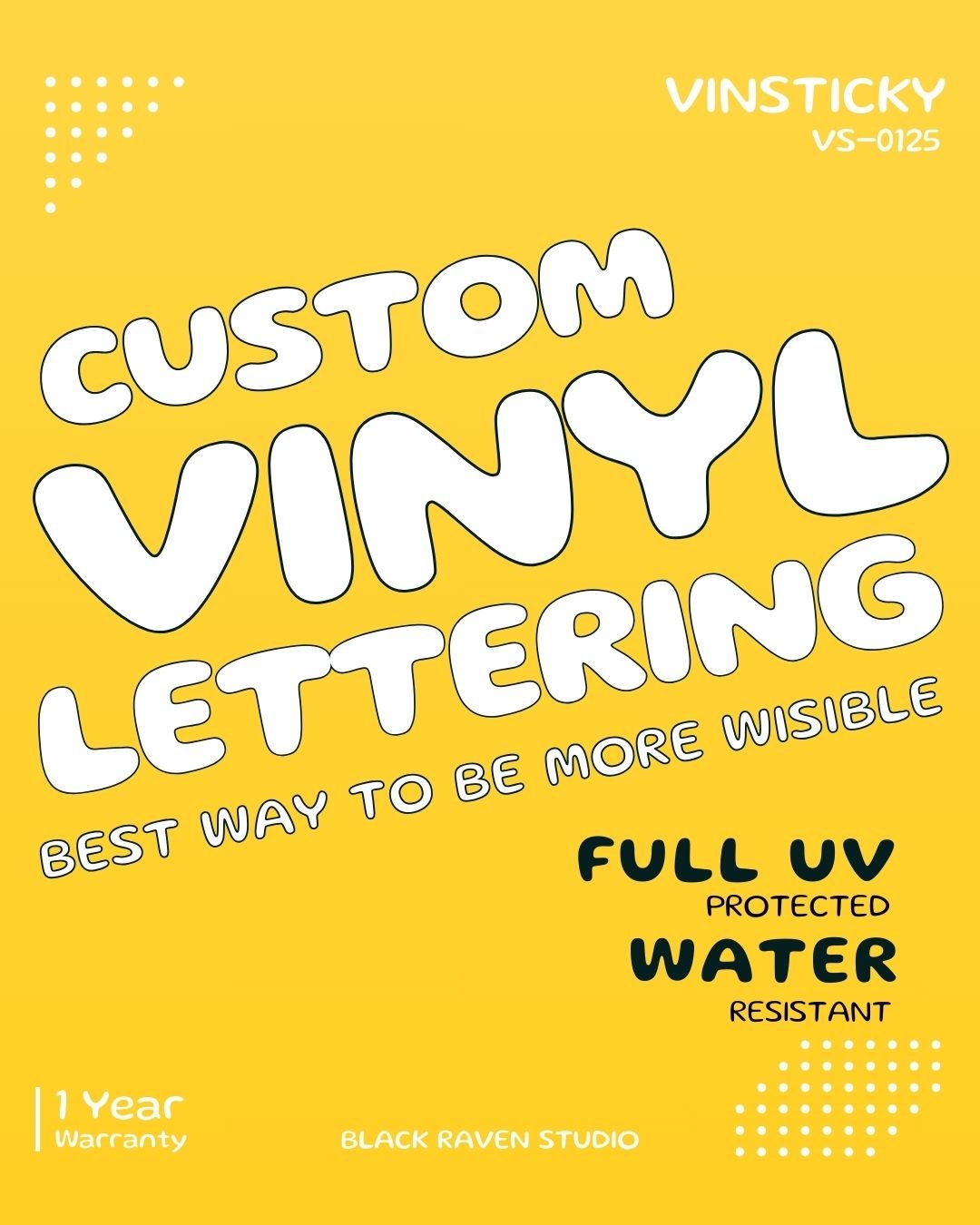 VINYL LETTERING STICKERS - Vin Sticky
