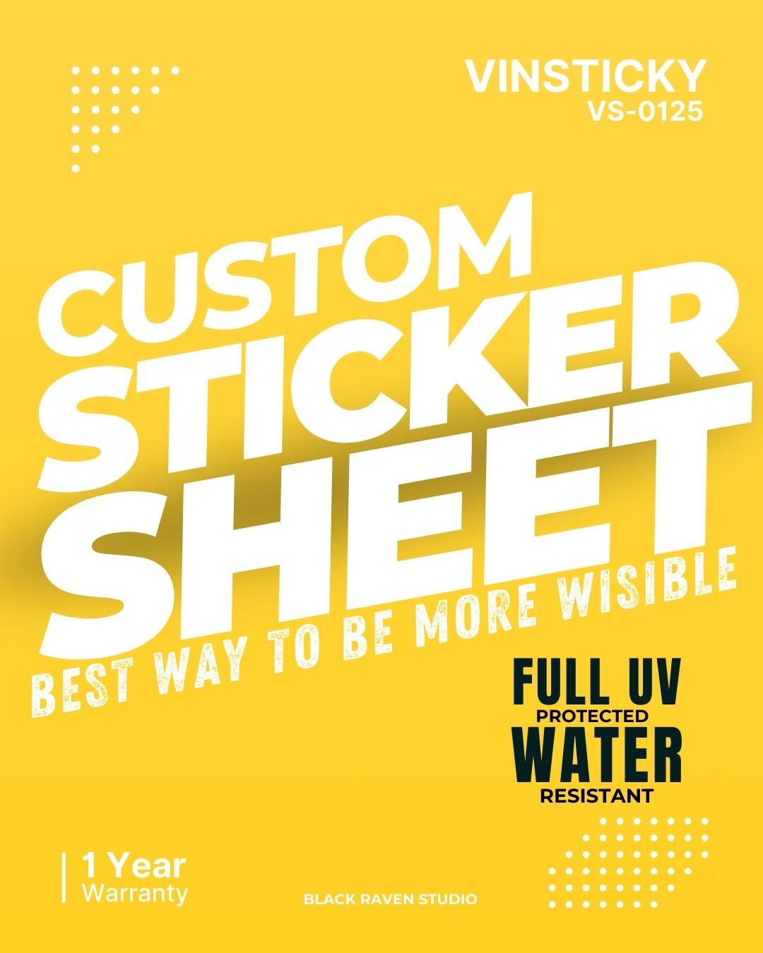 CUSTOM STICKER SHEETS - Vin Sticky
