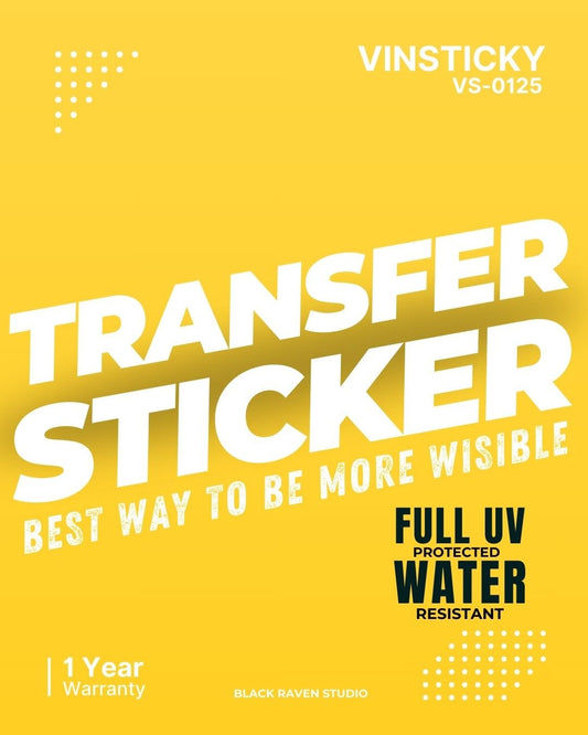 TRANSFER STICKERS - Vin Sticky
