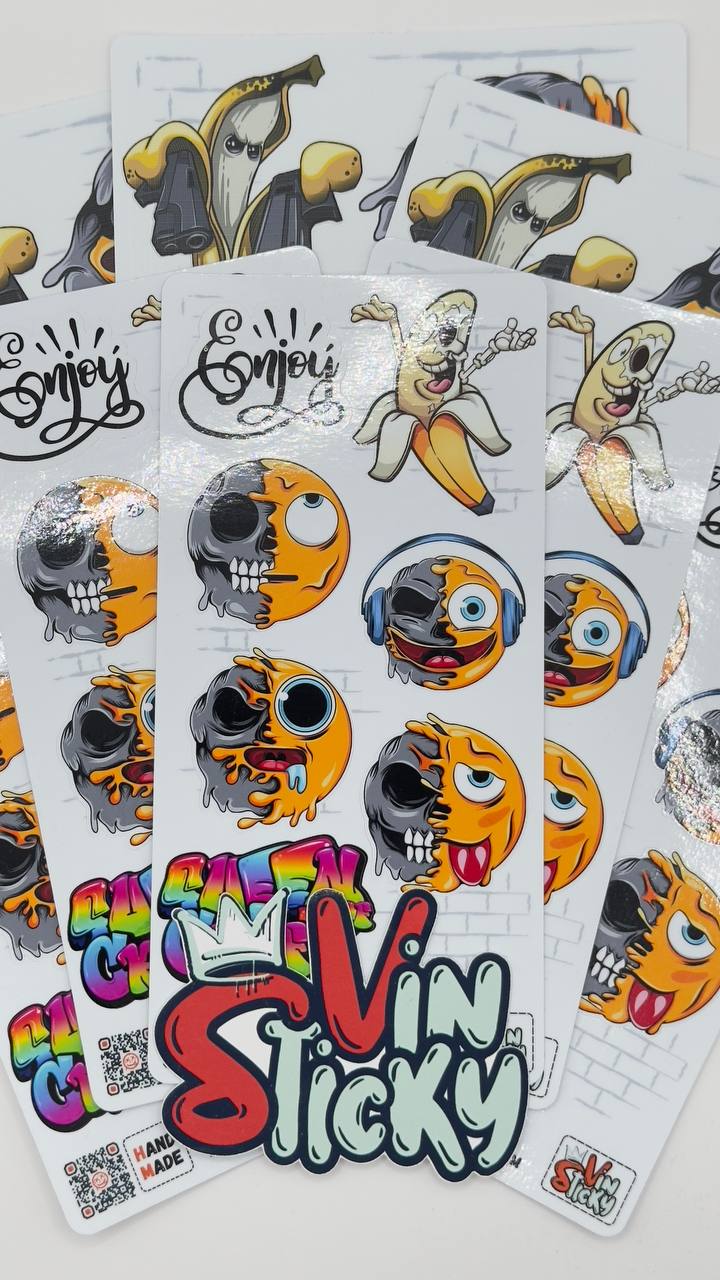 CUSTOM STICKER SHEETS - Vin Sticky